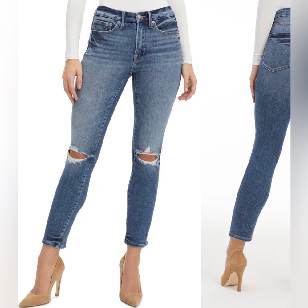 Good American Good Waist Skinny Jean Size 10/30R